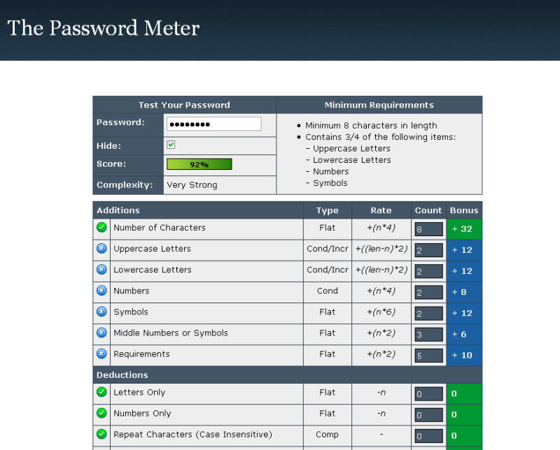 Password Meter