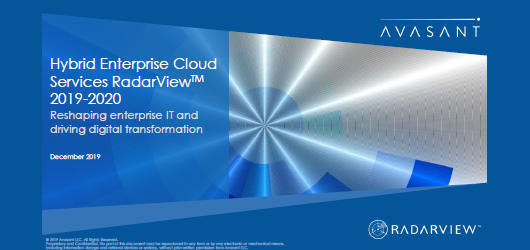 Avasant Hybrid Enterprise Cloud Services RadarView 2019-2020