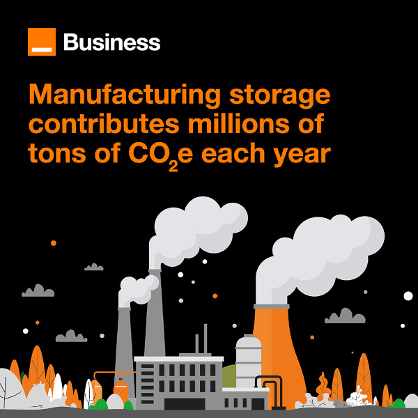 Manufacturing storage contributes millions of tons of CO2e each year