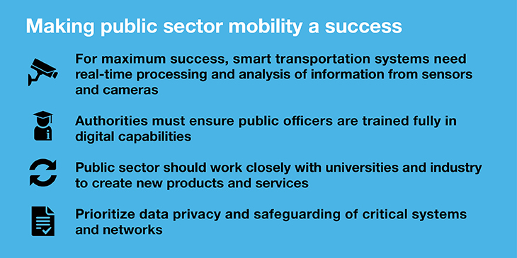 Making public sector mobility a success